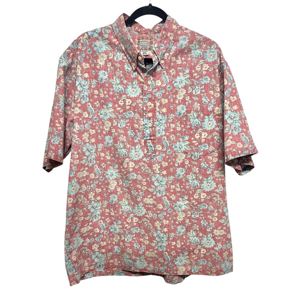 Vintage Reyn Spooner Commemorative Classics Floral Button Down Shirt 2XL Popover
